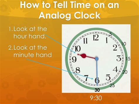 PPT - Telling Time on an Analog Clock PowerPoint Presentation - ID:5559272