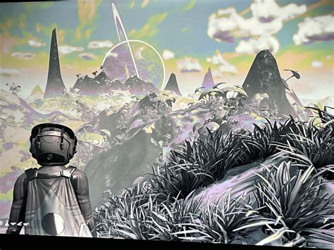 Coolest place ever? Monochrome at night, colors and rainbows during day