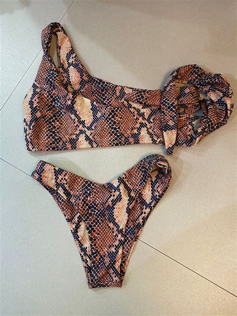 Blackbough Snake Skin Bikini Set Women S Fashion Swimwear Bikinis