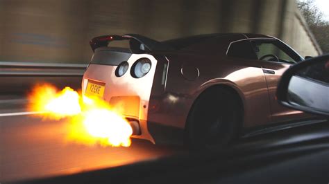 NEW NISSAN GTR GODZILLA FLAME MODE YouTube