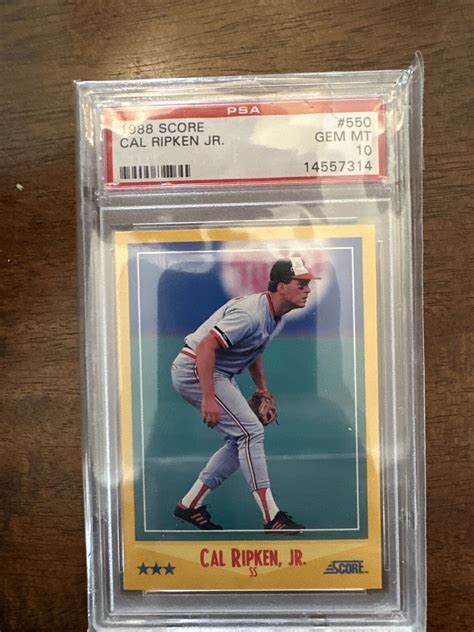 Cal Ripken Jr 1988 Score Base Price Guide Sports Card Investor