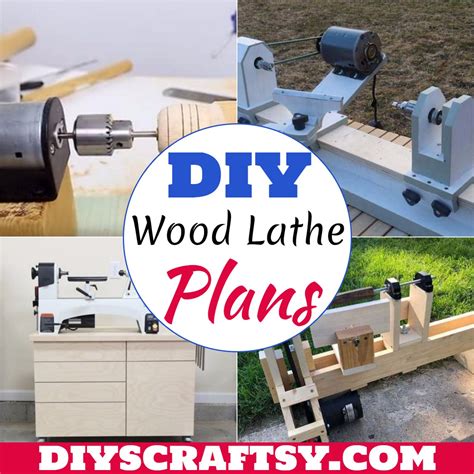 20 DIY Wood Lathe Plans You Can Make At Home - DIYsCraftsy