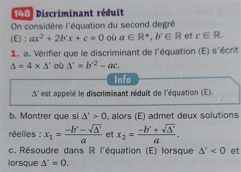 Bonjour A Tous J Aimerais Avoir De L Aide Sur Un Dm Car Notre Prof Nous