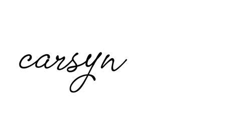 87 Carsyn Name Signature Style Ideas Professional Esignature