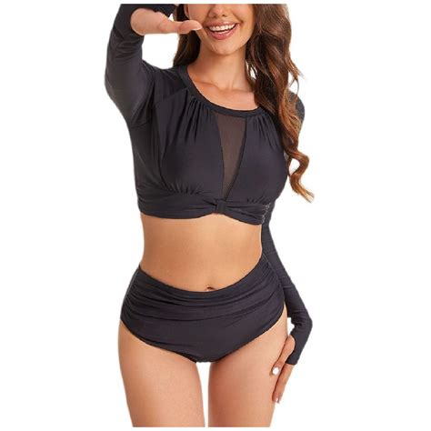 Simu Bikini Sets For Women Women S Swimsuit Set Split Bikini Long