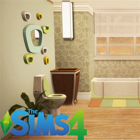 Install Mid Century Bathroom The Sims 4 Mods Curseforge