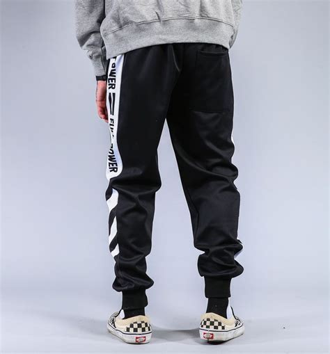 Mens Street Style Striped Patchwork Harem Pants Hip Hop Casual