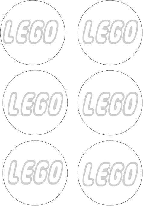 Printable Lego Logo Page