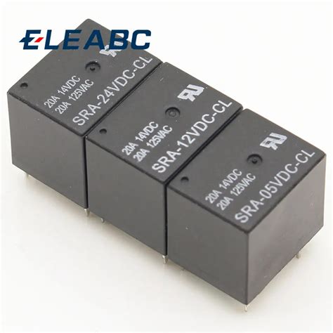 5 PCS Lot Power Relay SRA 05VDC CL SRA 12VDC CL SRA 24VDC CL 5V 12V 24V