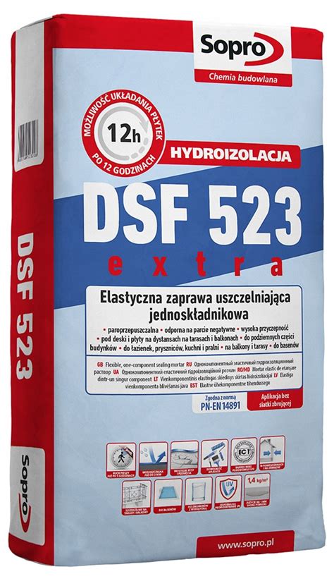 SOPRO DSF 523 ZAPRAWA USZCZELNIAJĄCA ELASTYCZNA 10963579331