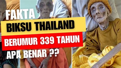 LUANG PHO YAI BIKSU TERTUA YANG HIDUP LEBIH DARI 100 TAHUN