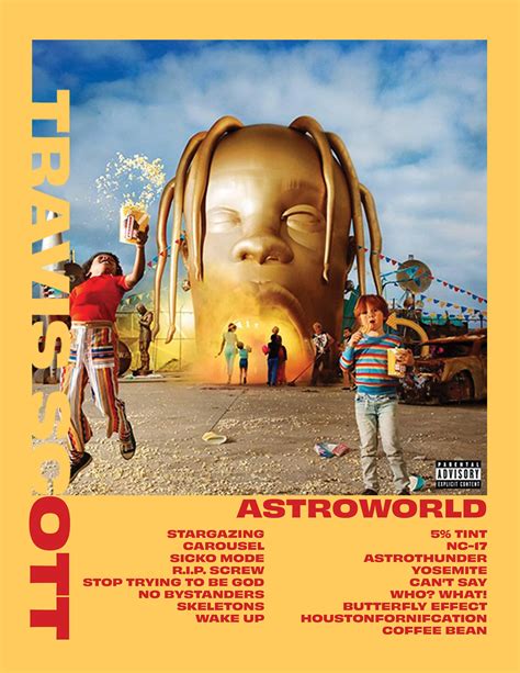 Travis Scott Astroworld X Album Poster Etsy