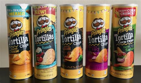 Pringles Tortilla Chips 5 Sorten - naschkater.com - das Süßigkeiten ...