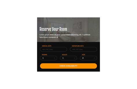 21 Free Booking Form Templates To Help You Serve Better 2020 Colorlib