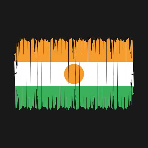 Niger Flag Brush Vector Illustration 20445846 Vector Art at Vecteezy