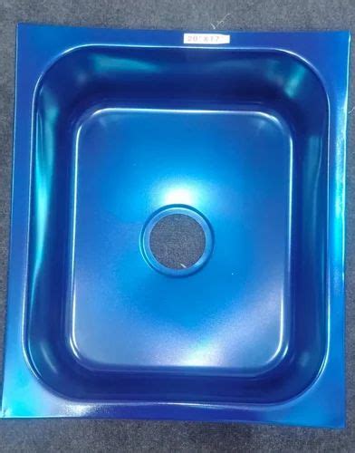 Blue Stainless Steel Single Bowl Kitchen Sink At Rs 1150 Steel Sink In Ahmedabad Id