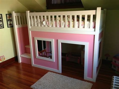 Diy Loft Bed With Slide Plans Ana White Build A Castle Loft Bed