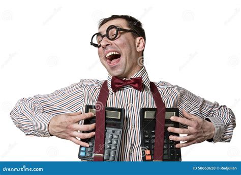 Funny Accountant Stock Photo Image Of Check Expressive 50660628