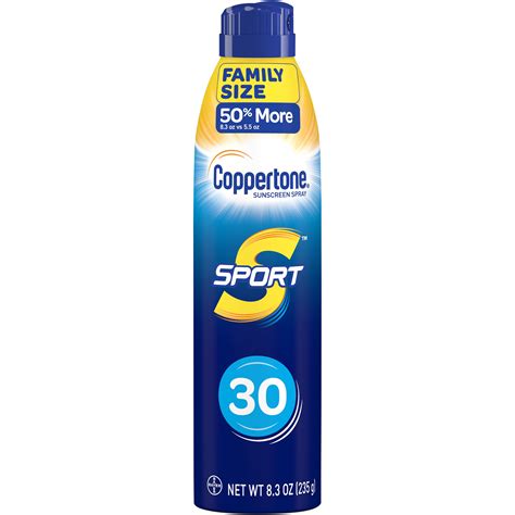 Coppertone Sport Sunscreen Continuous Spray Spf Oz Walmart