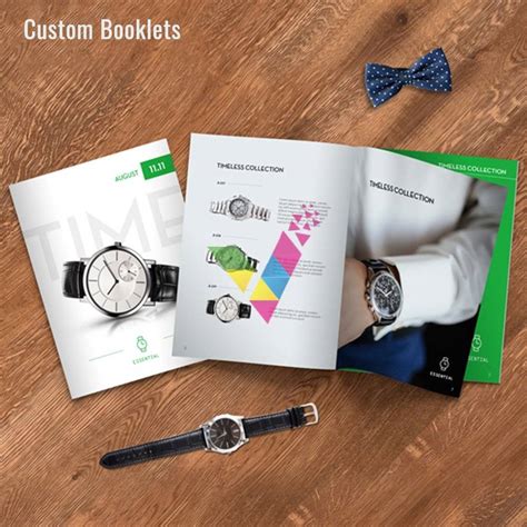 Custom Booklet Printing Free Designing Services