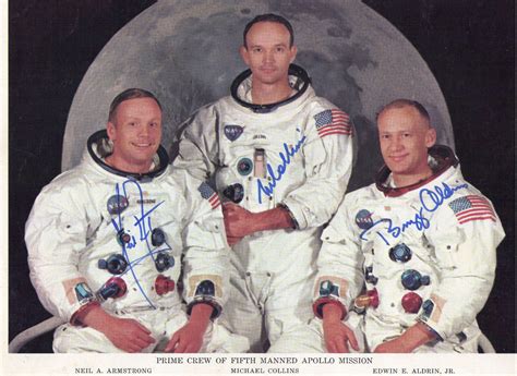 Apollo 11 Neil Armstrong Edwin Aldrin Autogramm Autograph Michael