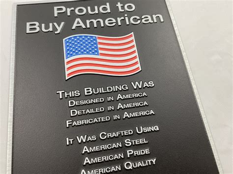 PROUD TO BUY AMERICAN SIGN | VisionMark Nameplate Company