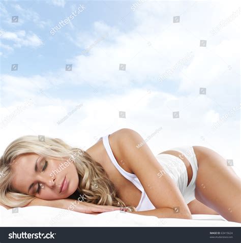 Sexy Girl Lingerie Over White Background Stock Photo Shutterstock