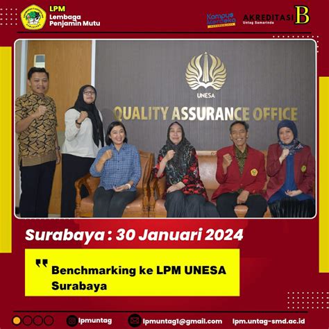 Kunjungan Benchmark Ke LPM Universitas Negeri Surabaya