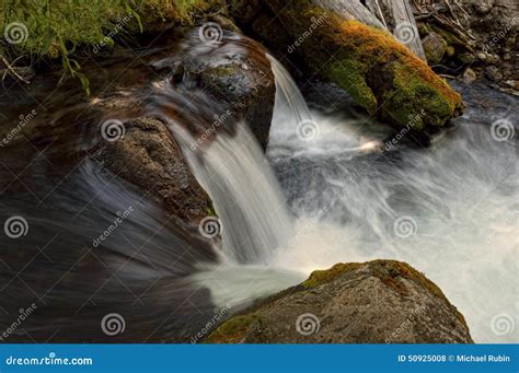 Waterfall Hat Creek Lassen Volcanic National Park Stock Photo Image