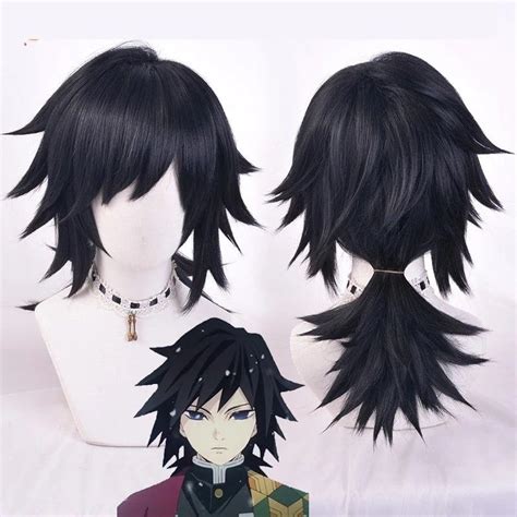 Demon slayer tomioka giyuu cosplay wig – Artofit