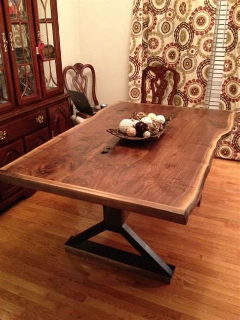 Custom Made Live Edge Dining Room Table By Southern Wood Design