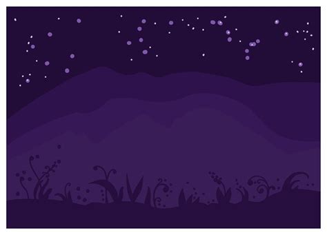 Premium Vector | Night sky filled with lots of stars 2d game background ...