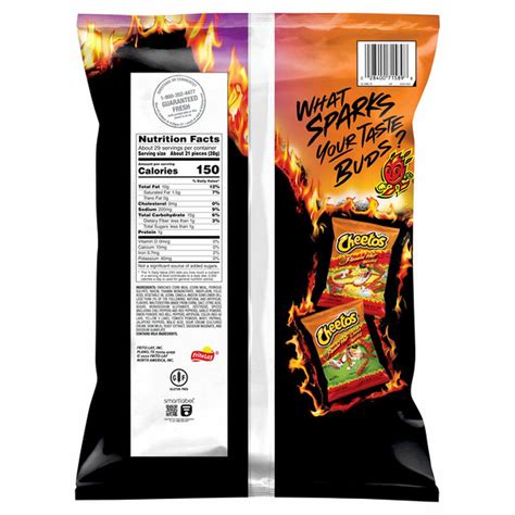 Cheetos Tangy Chili Fusion Flamin Hot Cheese Flavored Snacks 288 Oz