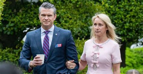 Hegseth's Wife Won't Let Him Out Of Sight — Fears Cheating And Boozing