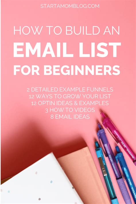 How To Build An Email List For Beginners Artofit