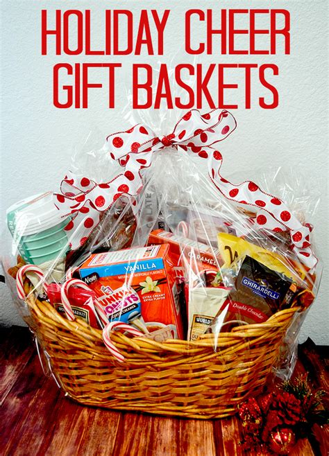 Holiday Cheer Gift Baskets with Dunkin’ Donuts®! - Pink Cake Plate