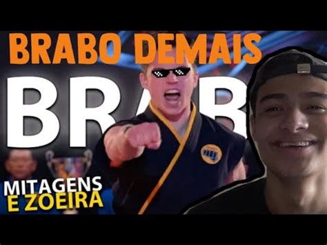 React As Mitagens E Zoeiras Em Cobra Kai Temporada Youtube