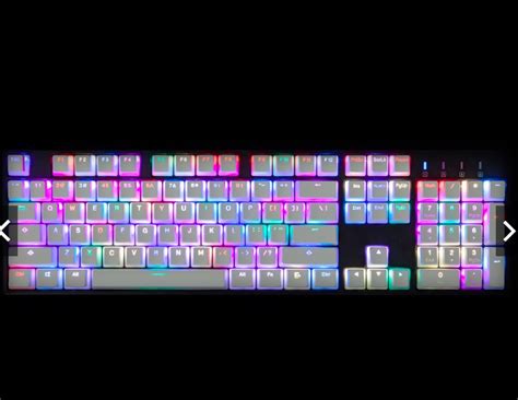 1STPLAYER UNI Q Pro TKL 87 KEYS Gray GATERON SWITCH RGB HOT SWAP WIRED KEYBOARD COMPLETED