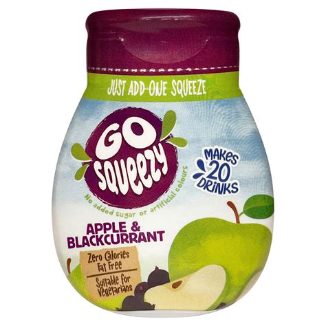 Go Squeezy Apple And Blackcurrant 66ml Squash And Cordial Iceland Foods