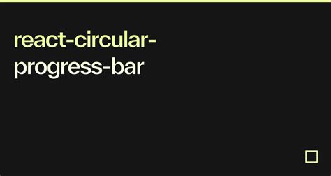 React Circular Progress Bar Codesandbox