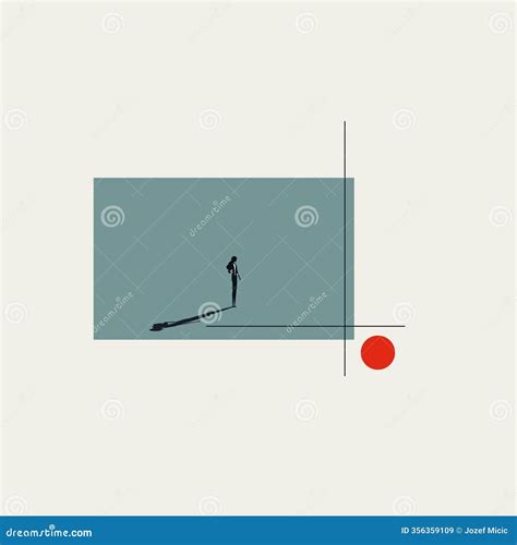 Business Challenge Vector Concept. Symbol of Looking for a Solution