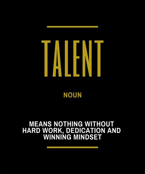 Talent Inspirational Quote On Success | Inspirational quotes ...