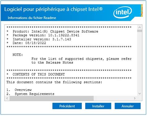 Station-Drivers - Intel Chipset Device Software Version 10.1.19222.8341 ...