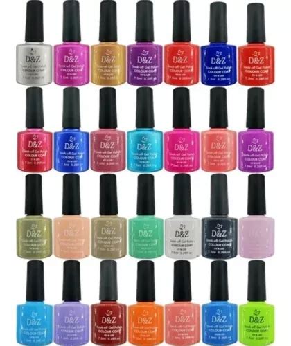 Kit Esmaltes Em Gel Seca Na Cabine Sortidos Sioux Dz Dez