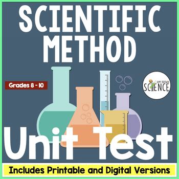 Scientific Method Test By Amy Brown Science TPT