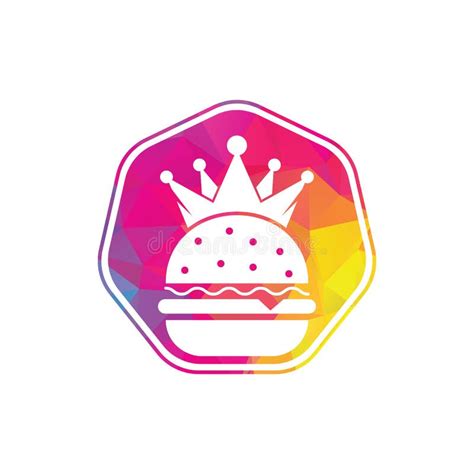 Burger King Vector Logo Design Stock Vector Illustration Of Food