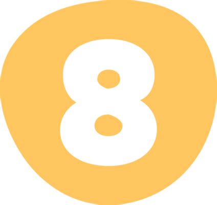 Number 8 PNGs for Free Download 