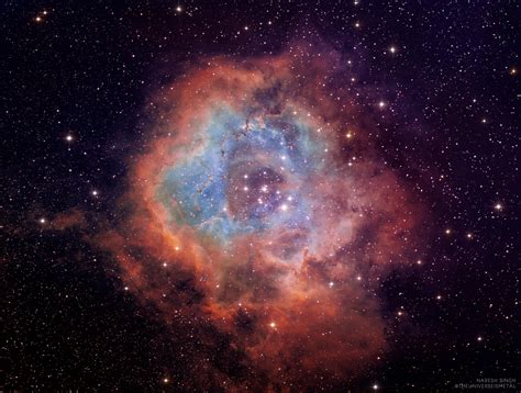 The Rosette Nebula in HSO : r/astrophotography