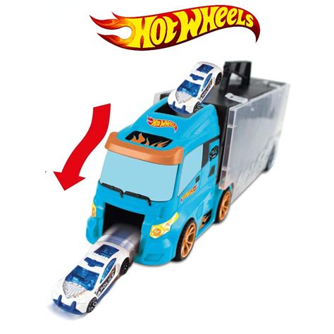 Hot Wheels Camion Transporter Cm Bisarca Con Veicolo Nonsologiochiweb