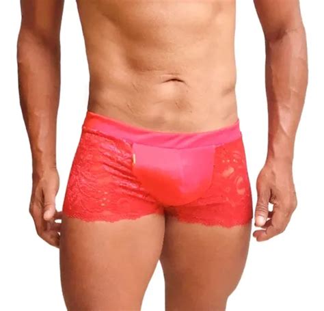 Cueca Boxer Renda Shortinho Coleçon Sexy Masculina Lingerie MercadoLivre